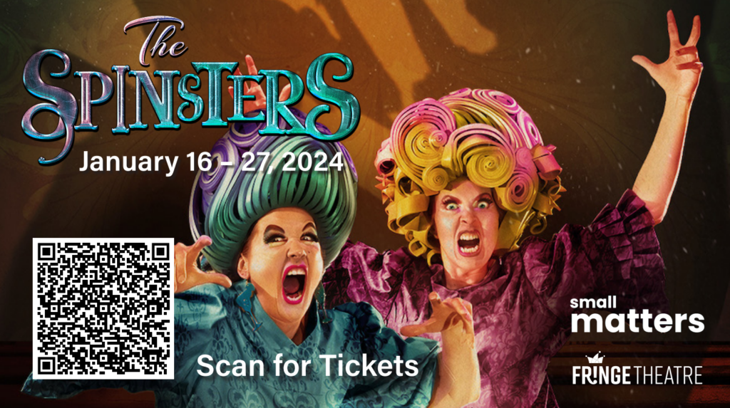 The Spinsters promo header.