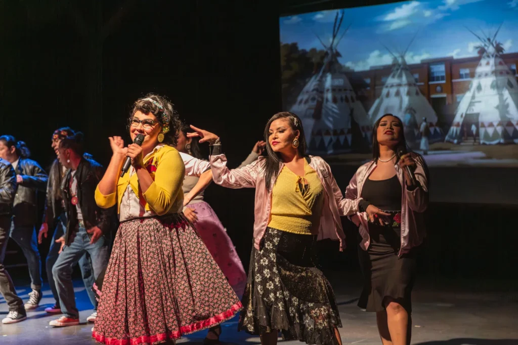 The cast of "Bear Grease" perform a show stopping number.